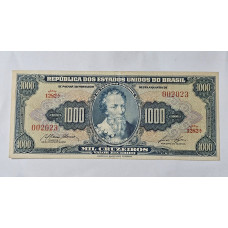 Cedula Brasil 1000 cruzeiros C053 MBC Pedro Alvares Cabral