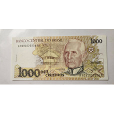 Cédula Brasil 1000 cruzeiros C218 FE