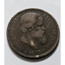 Moeda brasil império 40 réis 1873 Dom Pedro II