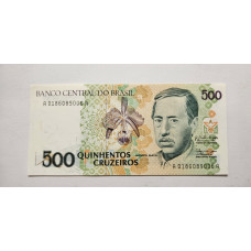 Cédula Brasil 500 cruzeiros C216 FE