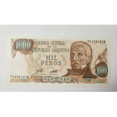 Cedula da Argentina 1000 pesos FE