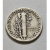 Moeda dos Estados Unidos 10 cents 1944 prata