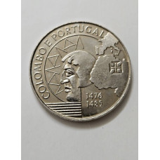 Moeda de Portugal 200 escudos 1991 Colombo e Portugal