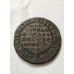 Moeda Brasil XL réis 1753 guinea Cobre Colonia C173 BC-MBC