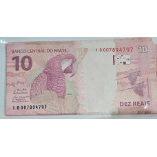 Cédula de 10 Reais - Série IB - Arara FE