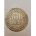 Moeda Brasil 100 réis 1874 data difícil império