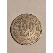 Moeda Brasil 100 réis 1882 V012a Império MBC