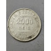 Moeda Brasil republica 2000 réis 1912 prata XX gramas MBC