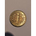Moeda Butão 25 Chhertum 1979 - Peixes Dourados e Dorje (Vajra) - Item Budista Numismático