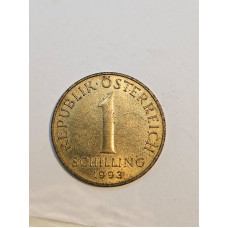 Moeda da Austria 1 shilling 1993