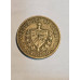 Moeda Cuba 1 Peso 1983 - PATRIA O MUERTE - Estrela Radiante / Escudo - Numismática
