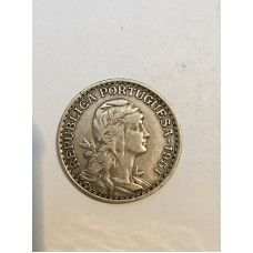 Moeda 1 Escudo de Portugal - 1951 - República