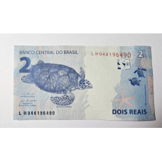Cédula Brasil 2 reais LH FE