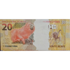 Cédula de 20 Reais - Série IC - Mico-leão-dourado
