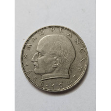 Moeda 2 Marcos da Alemanha 1958 - Max Planck