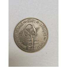 Moeda da África ocidental 100 francos 1967
