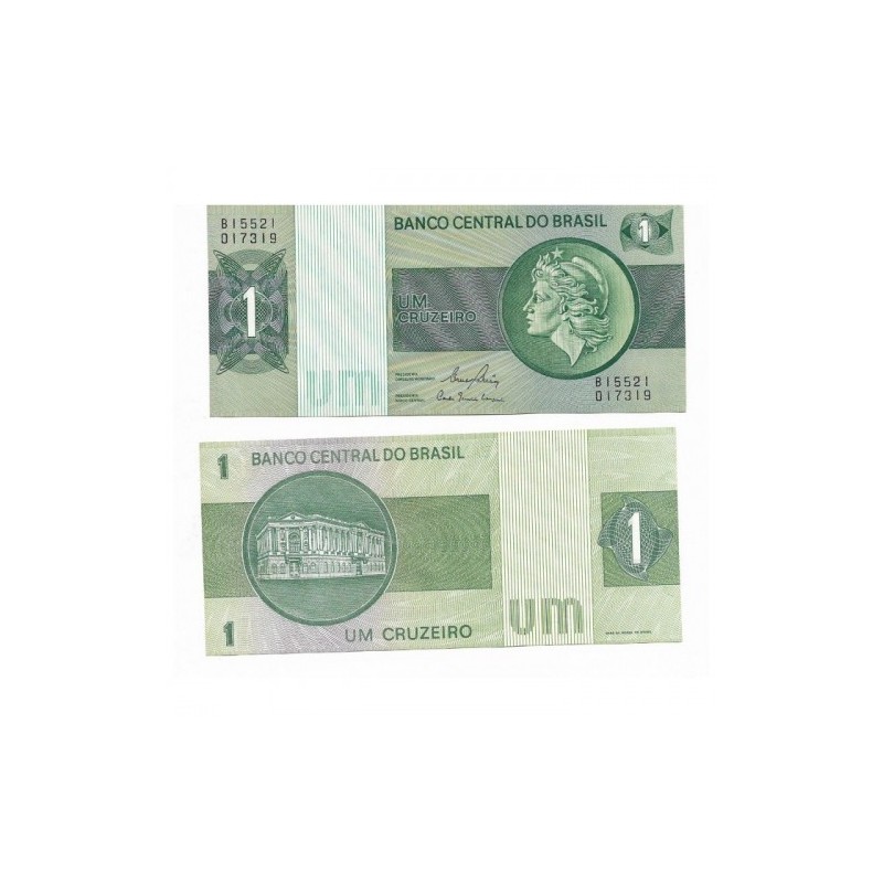 C132 Cedula Do Brasil 1 Cruzeiro Ernani-langoni Fe
