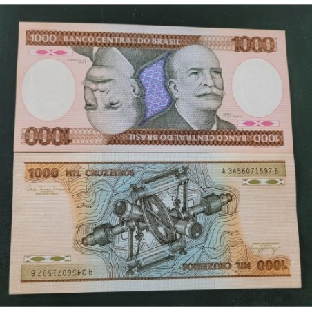 Cédula Brasil 1000 cruzeiros C164 FE