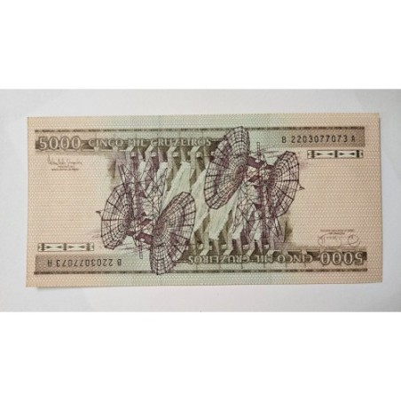 Cédula  5000 Cinco Mil Cruzeiros C169 - Castelo Branco e Costa e Silva - Brasil