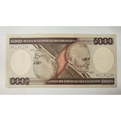 Cédula  5000 Cinco Mil Cruzeiros C169 - Castelo Branco e Costa e Silva - Brasil