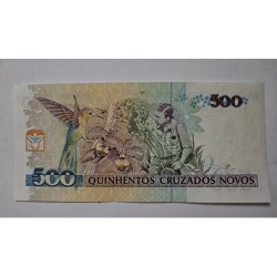 Cédula 500 Cruzados Novos Reposição FE - Colecionadores - Venda Online