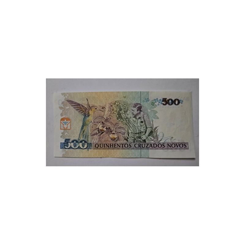 Cédula 500 Cruzados Novos Reposição FE - Colecionadores - Venda Online