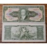 Cédula Brasil 10 cruzeiros carimbo 1 centavo C114 FE