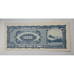 Cédula Brasil 10 cruzeiros novos C125 FE