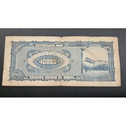 Cédula Brasil 10 cruzeiros novos C126 Santos Dumont MBC