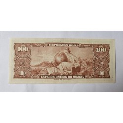 Cédula Brasil 100 cruzeiros C032 Soberba