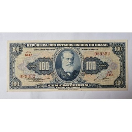 Cédula Brasil 100 cruzeiros C032 Soberba