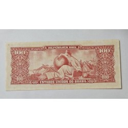 Cédula Brasil 100 cruzeiros C096 FE