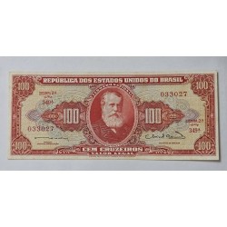 Cédula Brasil 100 cruzeiros C096 FE