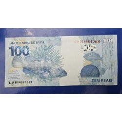 Cédula Brasil 100 reais LH FE