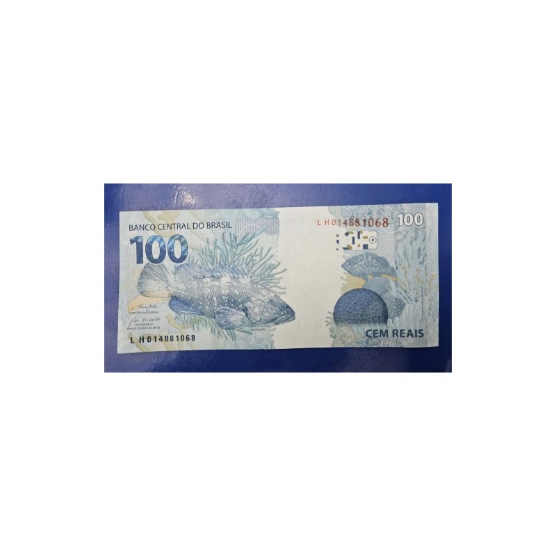 Cédula Brasil 100 reais LH FE