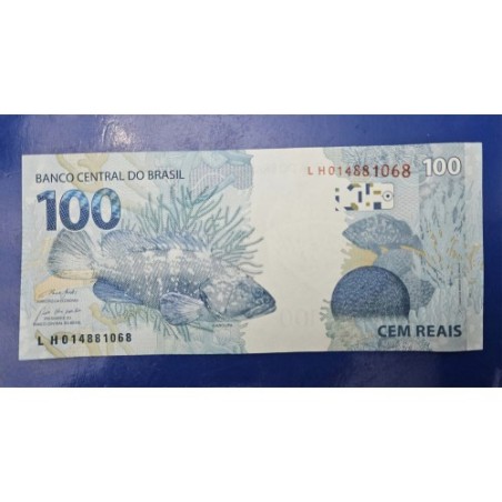 Cédula Brasil 100 reais LH FE