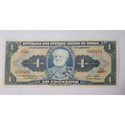 Cédula Brasil 1 cruzeiro C013 FE Marques Tamandaré