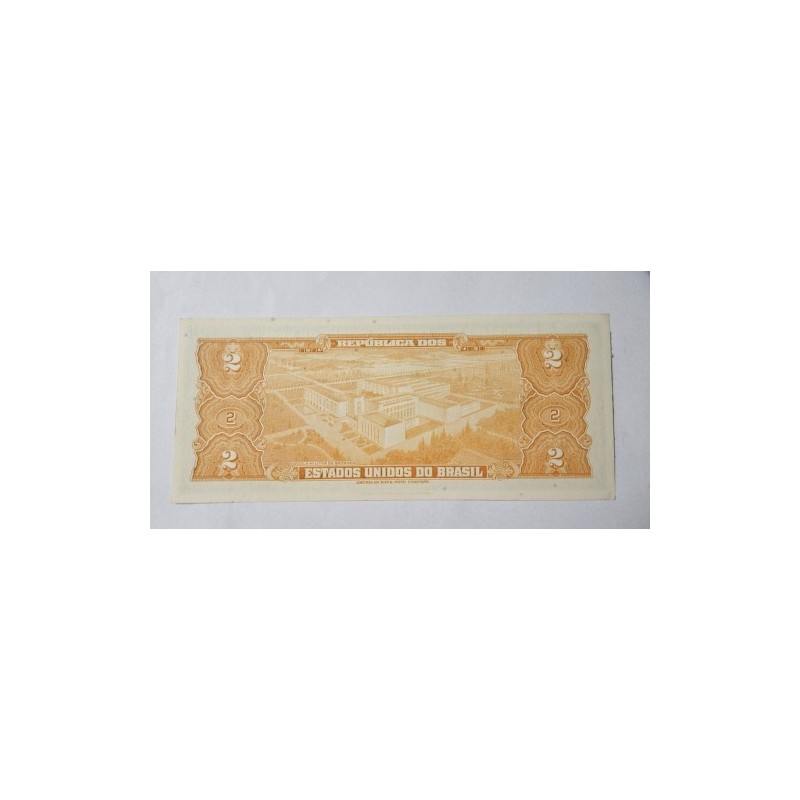 Cédula Brasil 2 cruzeiros C015 FE Duque de Caxias