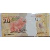 Cédula Brasil 20 reais GE Meirelles-Goldfajn FE
