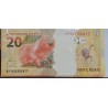 Cédula Brasil 20 reais Letras GF FE