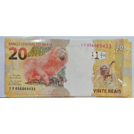Cédula Brasil 20 reais IF FE