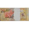Cédula Brasil 20 reais Letras IC FE