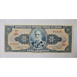 Cédula Brasil 20 cruzeiros C023 FE Deodoro da Fonseca