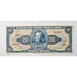 Cédula Brasil 200 cruzeiros C042 FE Dom Pedro I
