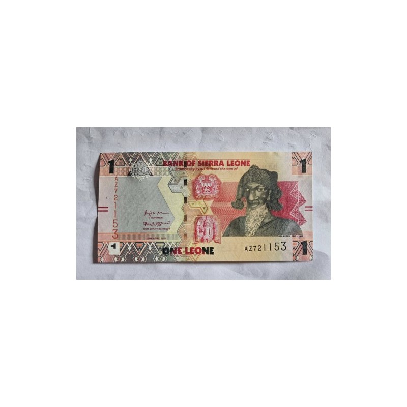 Cédula de Serra leoa 1 Leone 2022 FE