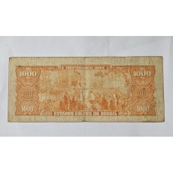 Cedula Brasil 1000 cruzeiros C052 MBC Pedro Alvares Cabral