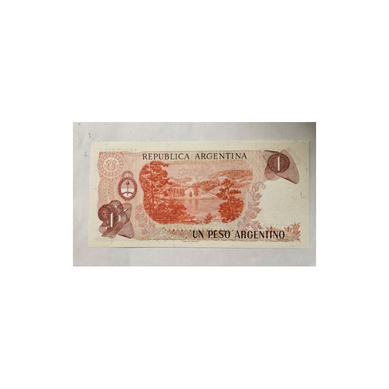 Cedula da Argentina 1 peso P311 FE
