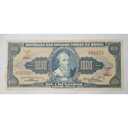 Cedula Brasil 1000 cruzeiros C055 MbcS