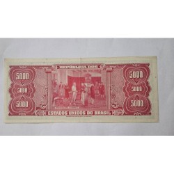 Cédula Brasil 5000 cruzeiros C057 soberba