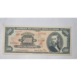 Cédula Brasil 5000 cruzeiros C057 soberba